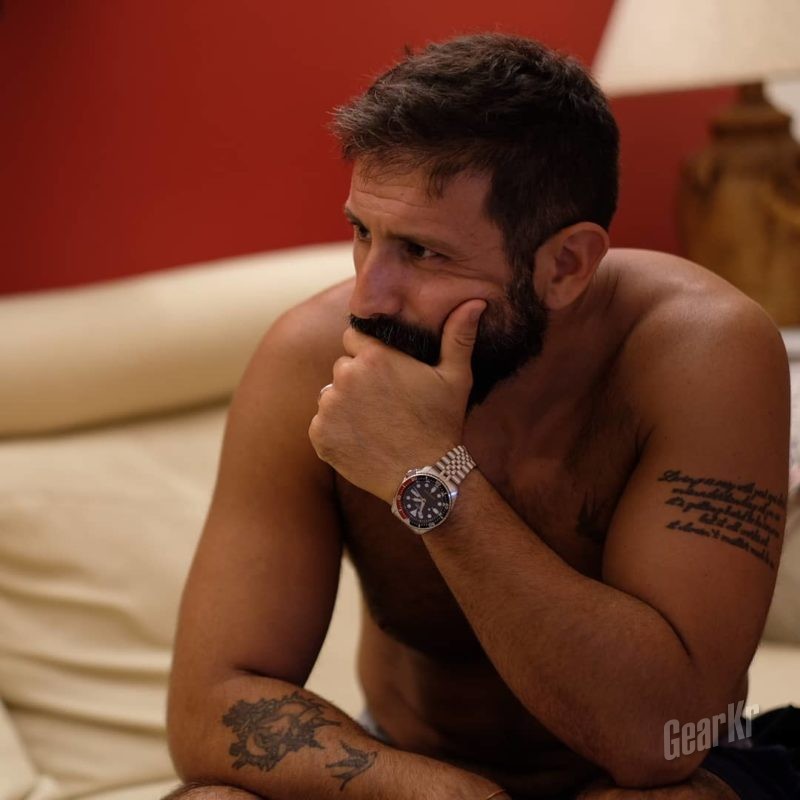 seiko精工5号绿水鬼机械表,seiko潜水男表