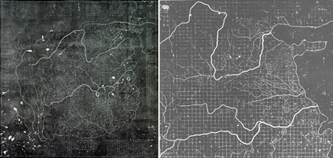 古中国地理地图,中国古代地图南北方向