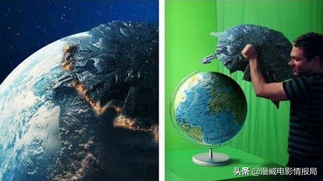 去掉特效的电影啥样？《独立日》外星飞船入侵地球竟是这样拍的