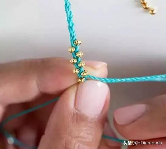 10颗转运珠手绳编法,2021转运珠手绳编法