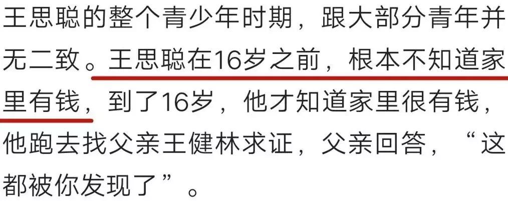 纯情少男王思聪,王思聪年轻时纯情