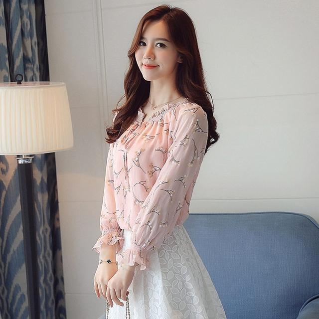 春秋款蝴蝶结雪纺衫网红款,今年很流行的5款蝴蝶结雪纺衫