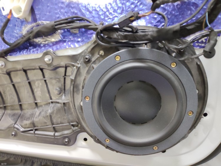 11款奥迪a6l音响改装海螺3分频,奥迪a6改装丹拿汽车音响多少钱