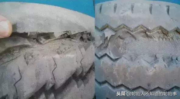 轮胎损坏图片,轮胎损坏的形式有哪些