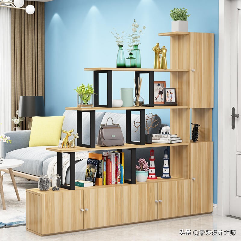 简单大气实用客厅鞋柜屏风,屏风带鞋柜效果图大全2023款