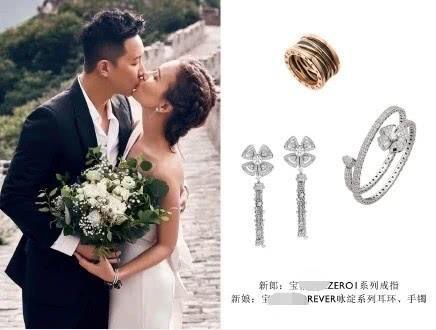 韩庚和卢靖姗结婚礼服,韩庚卢靖姗婚戒珠宝价曝光