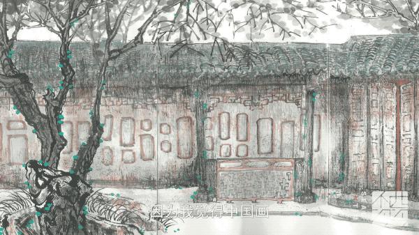 盘古文化艺术国画,盘古在宇宙中开天辟地国画