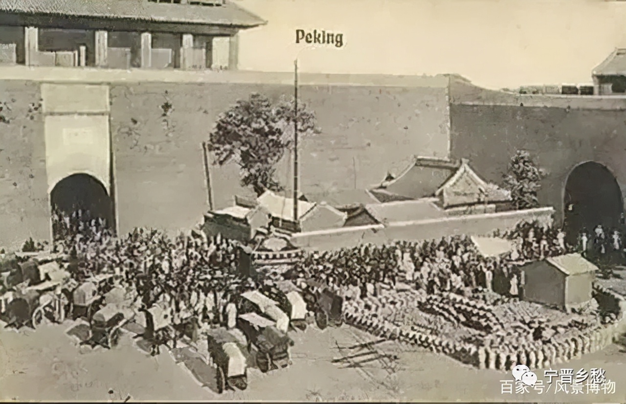 清末北京前门,清朝时期的北京朝阳门