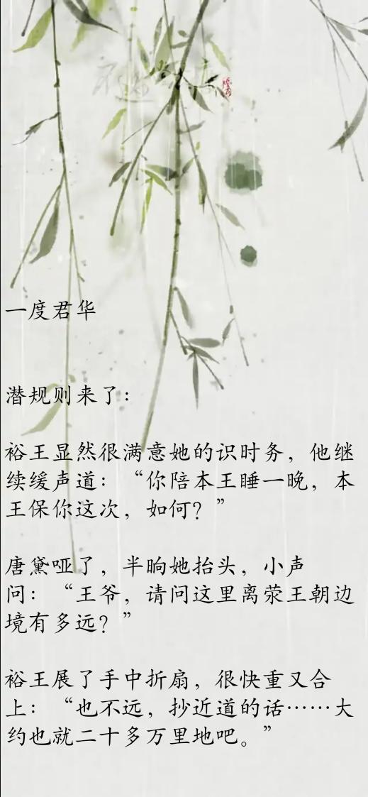 一度君华的短篇虐心小说,一度君华类似的小说