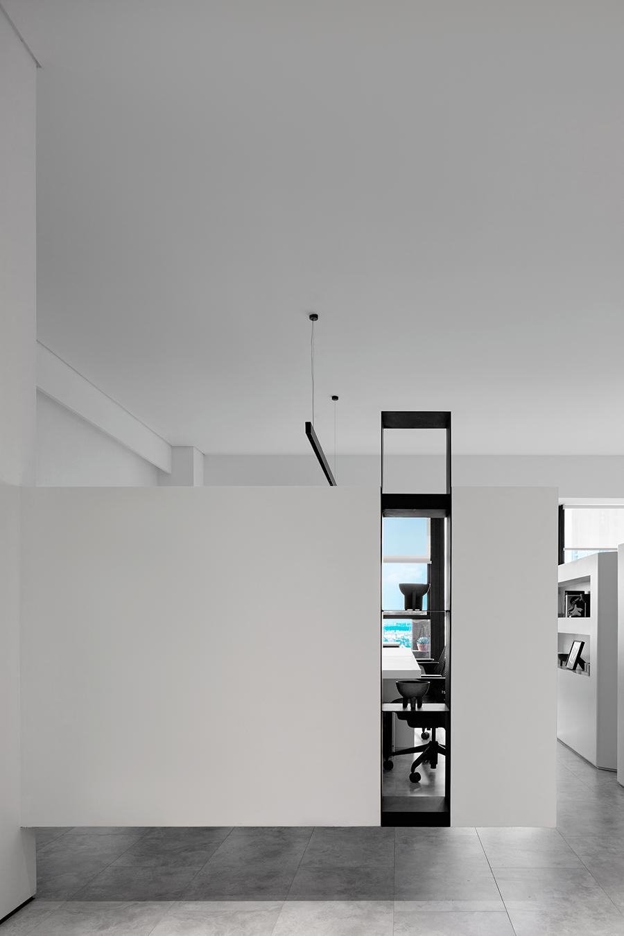 40平米办公室装修设计高端感,办公室装修空间美学