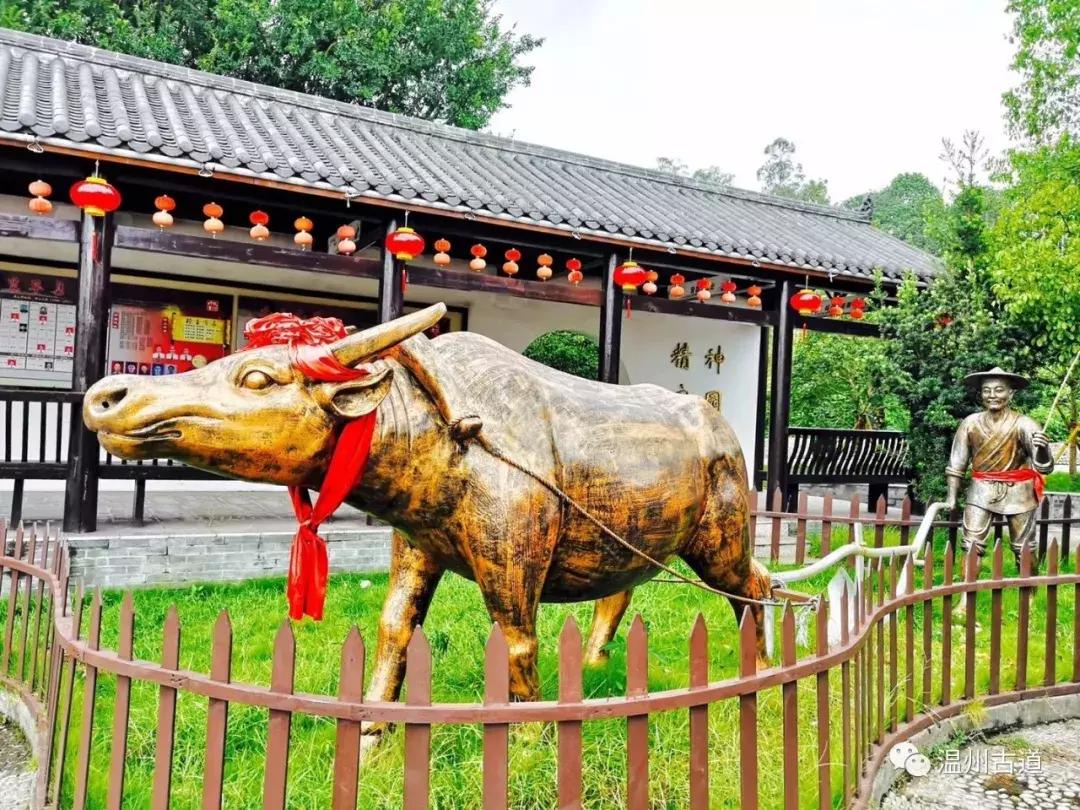 千年古村平阳县鸣山村古城夜景,平阳昆阳鸣山古村落