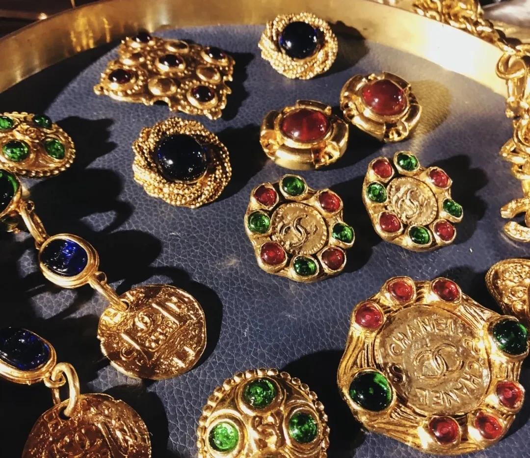 香奈儿chanel中古vintage首饰,珠宝首饰香奈儿款