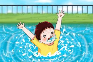 学校防溺水自救施救技能培训报道,溺水如何自救和施救动画