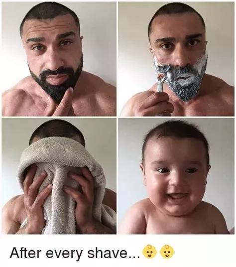 插在手机上的剃须刀，使用手机供电，随时随地让你保持完美颜值