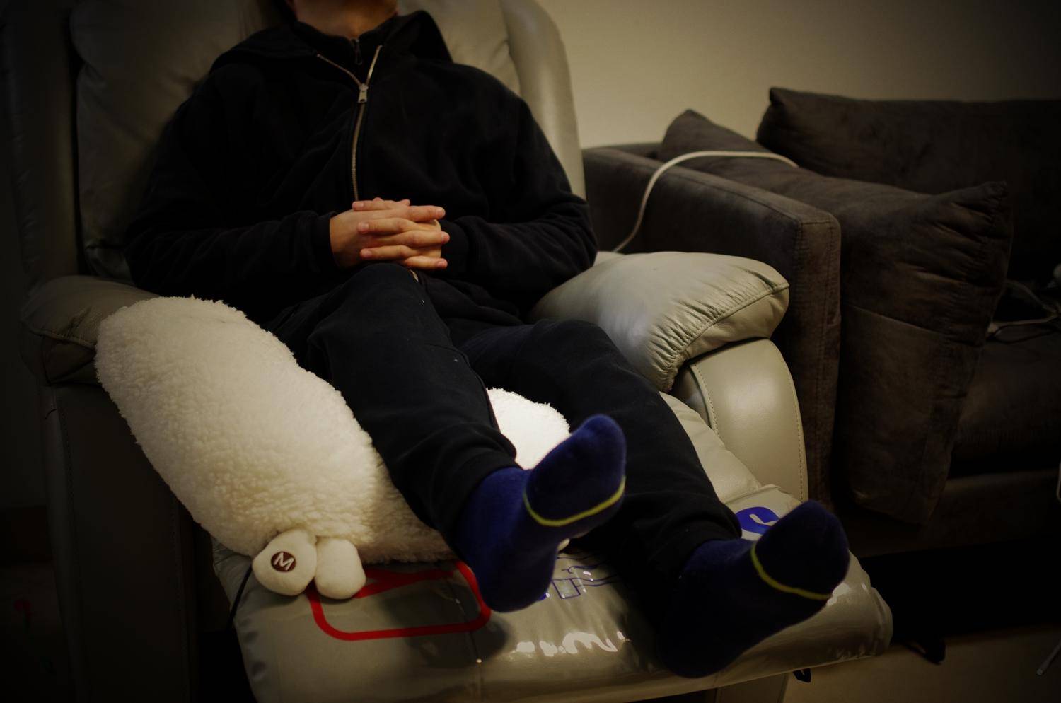 可爱治愈羊驼按摩器,可爱按摩枕羊驼