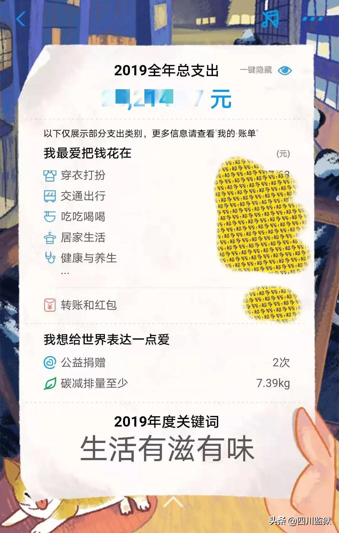 支付宝的年账单是真实正确的吗,支付宝年度账单2018关键词