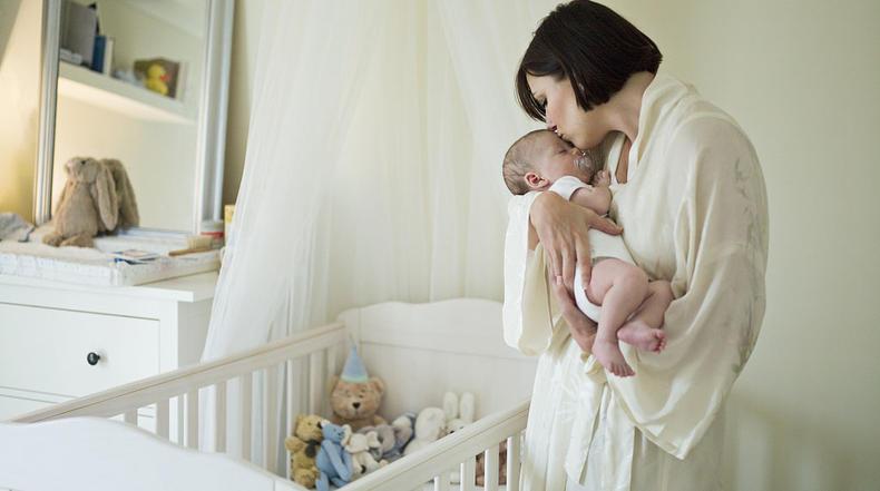 安全抱姿,婴儿的安全抱姿