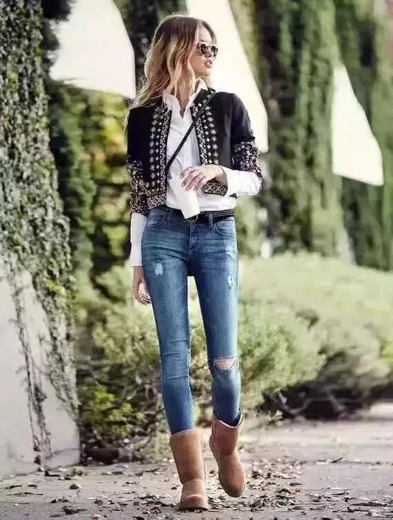 雪地靴怎么穿好看,雪地靴搭配技巧和方法