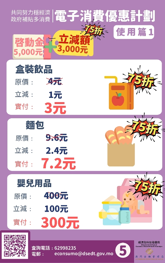 澳门头条｜电子消费优惠计划优化方案居民获5000启动金3000立减额