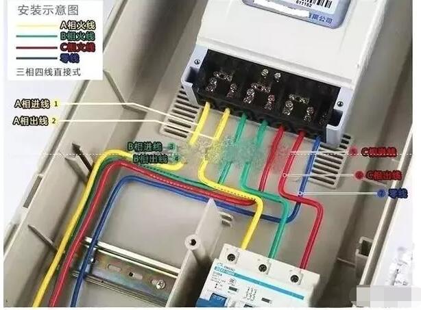 电表接线图及方法,电表接线图详解图