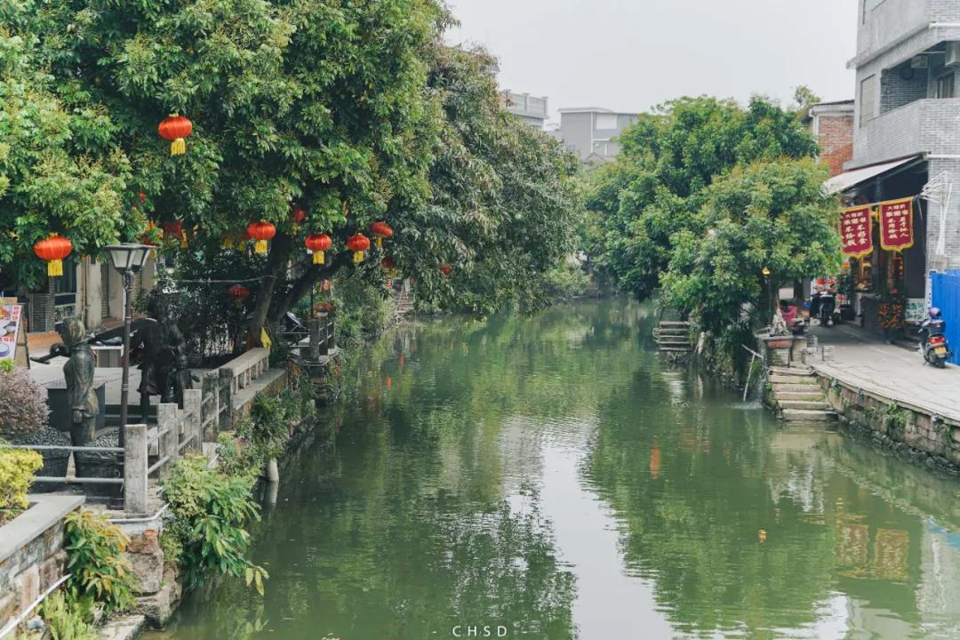 顺德杏坛逢简水乡景区,顺德小周庄之称的逢简水乡
