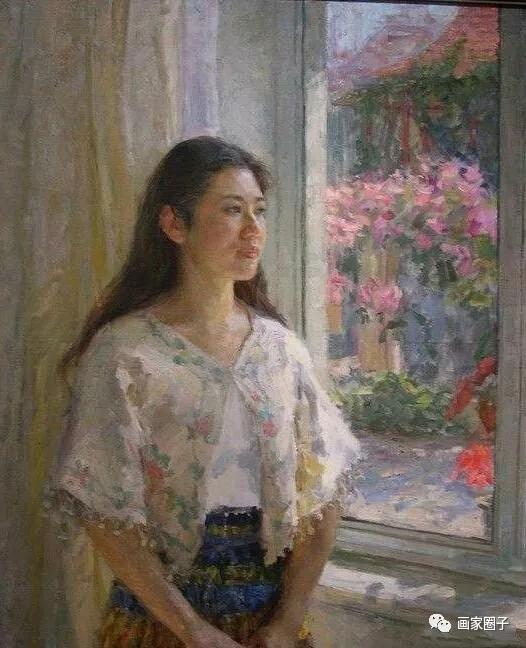 中国美院青年油画作品,美院院长油画作品欣赏