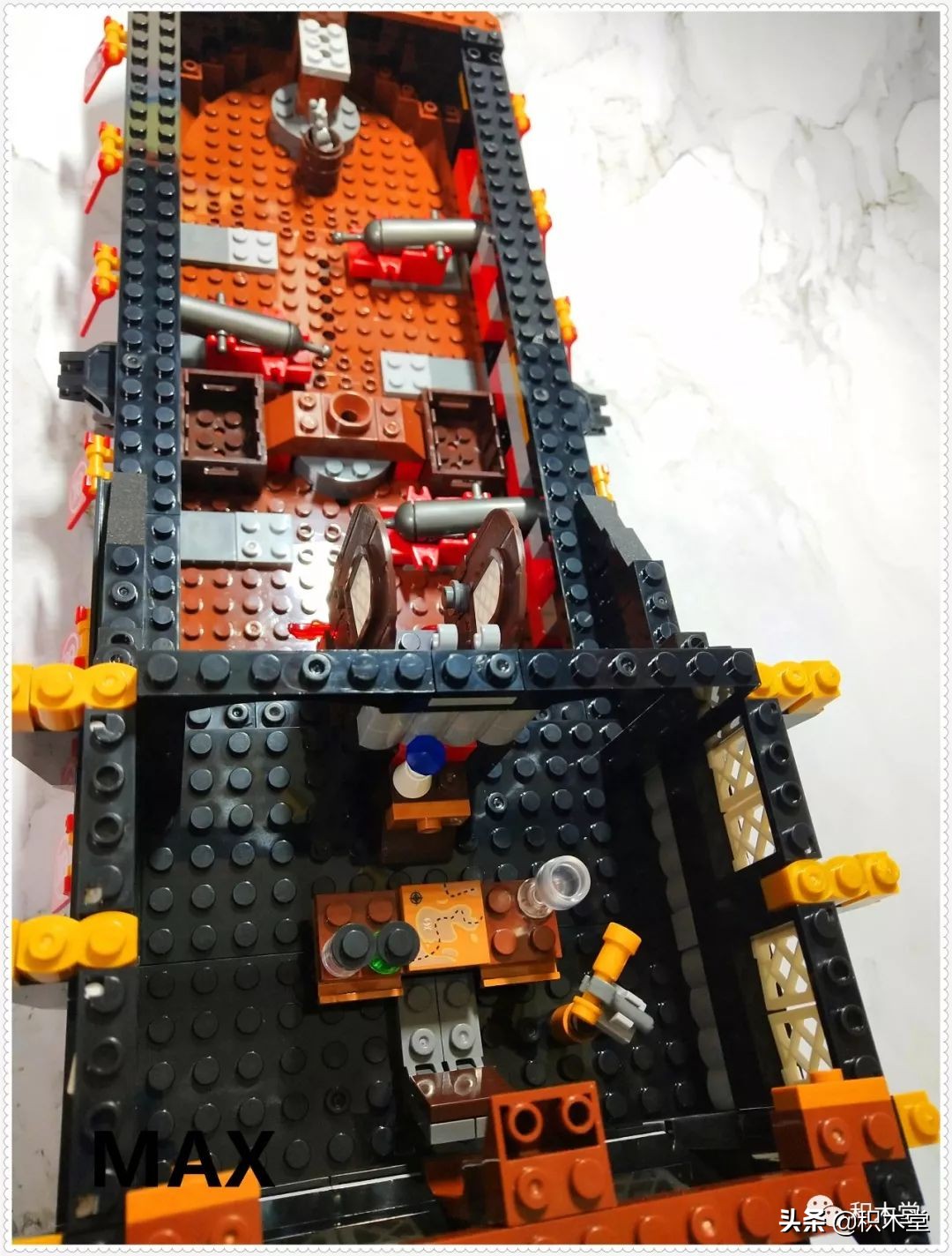 「虚测评」哲高积木QL1801海盗船之骷髅冒险号