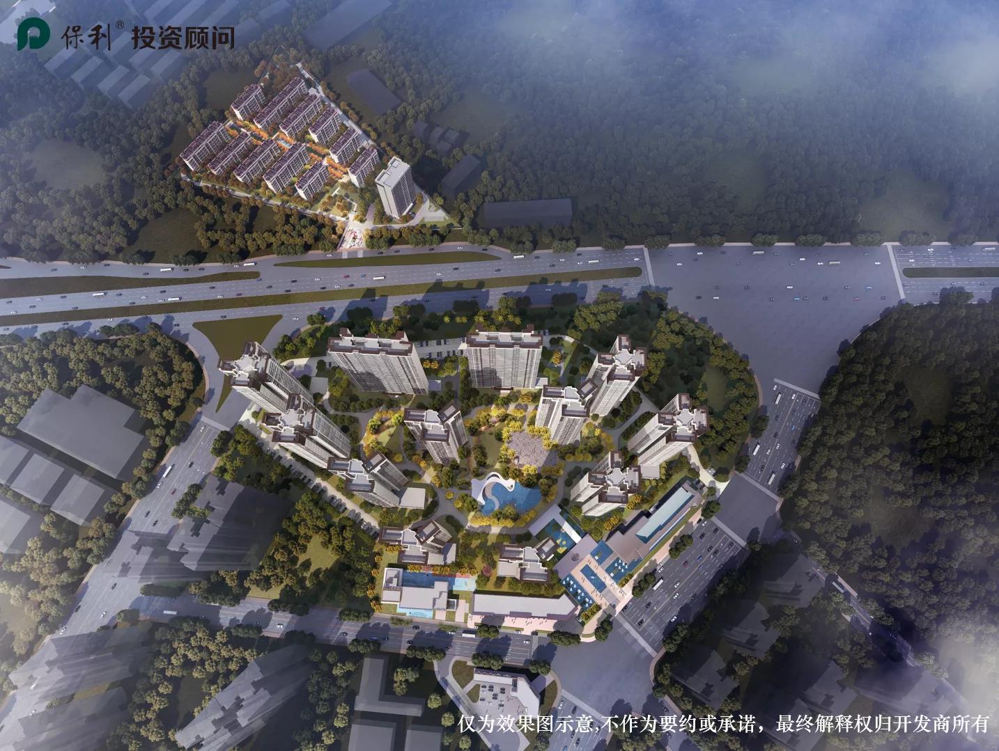 万博top红盘保利悦公馆,保利悦公馆公园