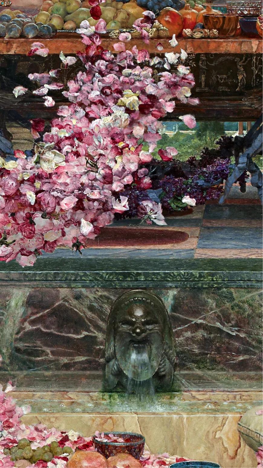 玫瑰花瓣一片一片飘落在眼前,玫瑰花瓣一片片凋落在眼前