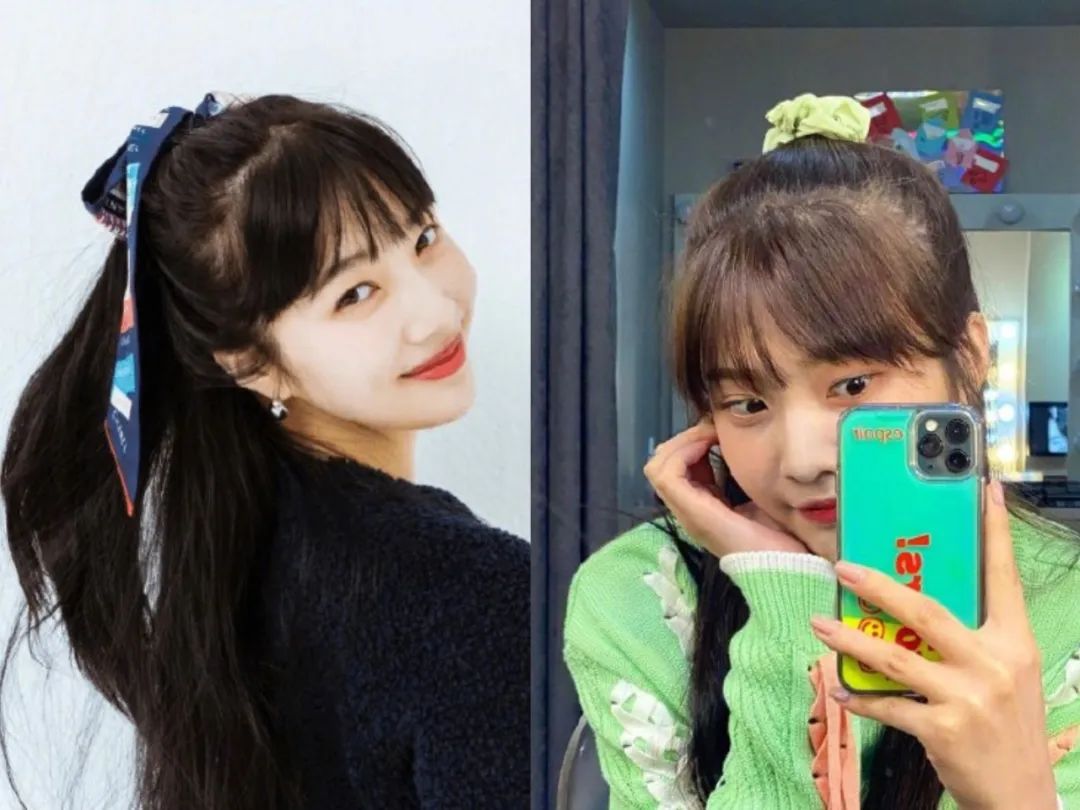 女团发型教程简单漂亮,女团发型甜酷风格戴大蝴蝶结