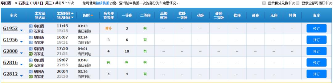 阜阳高铁开通到北京多少时间,阜阳高铁票价一览表