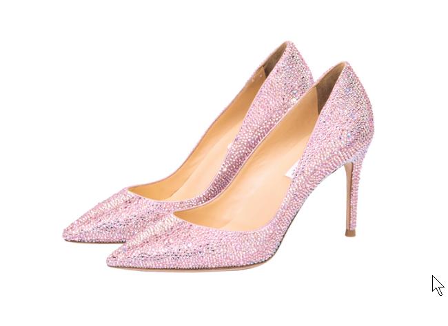婚鞋施华洛世奇水晶,施华洛世奇鞋子