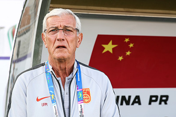 国足失误里皮反应,里皮带领国足的六场比赛