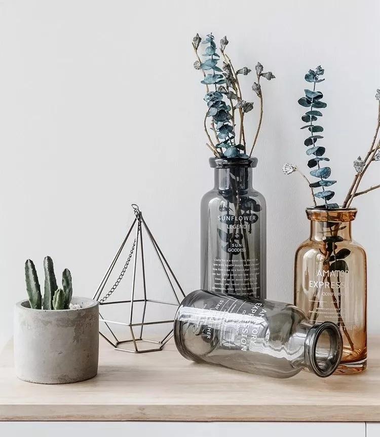 家庭药瓶花瓶插花教程,药瓶子插花