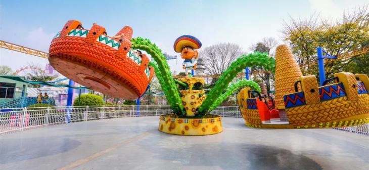 成都欢乐谷童梦冒险岛图片,成都欢乐谷儿童区有哪些项目