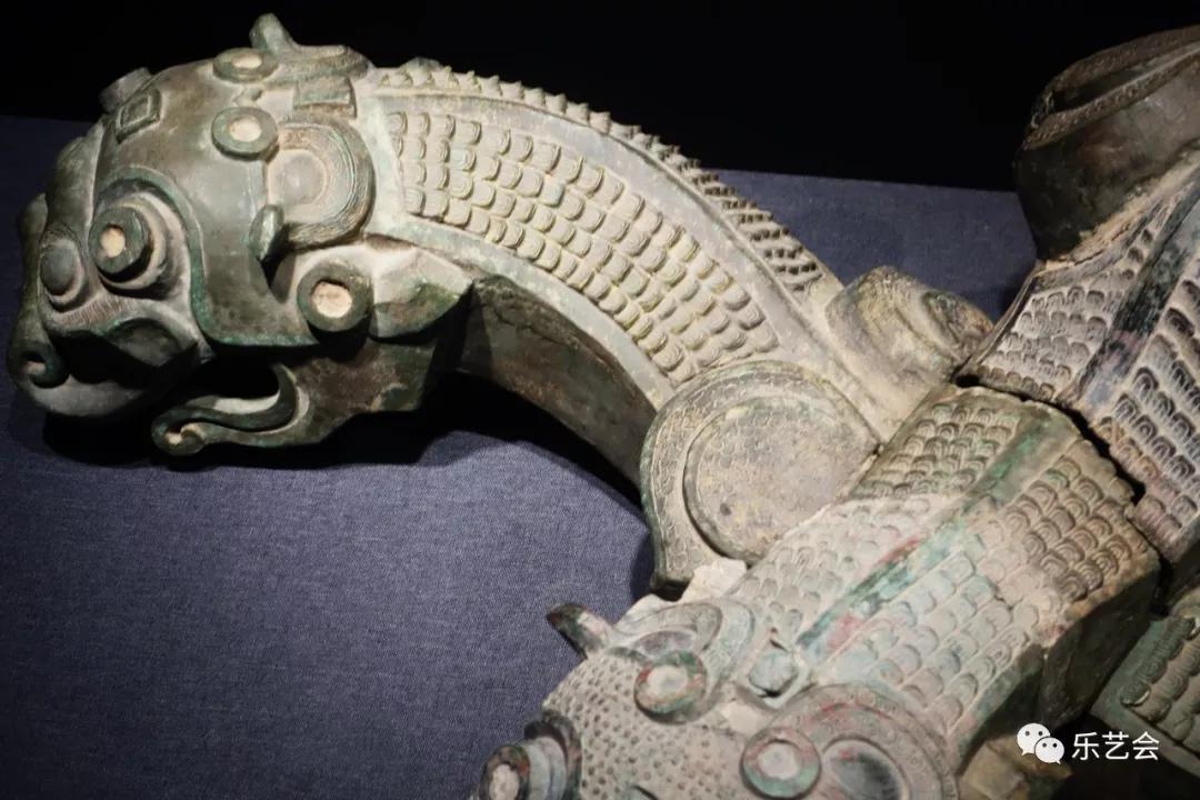 蟠螭纹青铜镜高清,稀见清代四部辑刊影印版