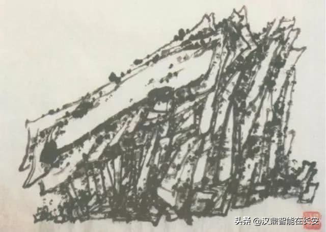 山水画技法山石的基本画法解析,中国山水画技法如何画山石