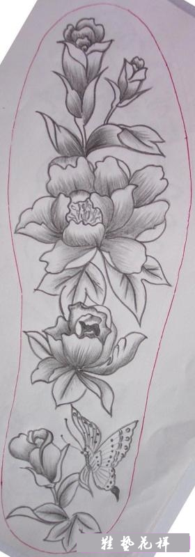 好看刺绣鞋垫花样图案大全,手工刺绣鞋垫花样初学者