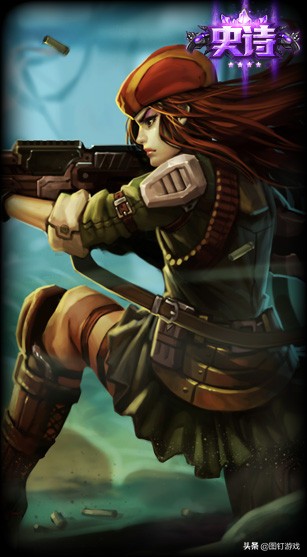 英雄联盟全皮肤鉴赏,英雄联盟皮城女警凯特琳高清图片