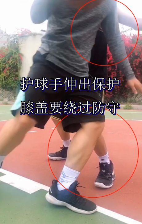 利用身体突破内线技巧,内线最简单最有效打法