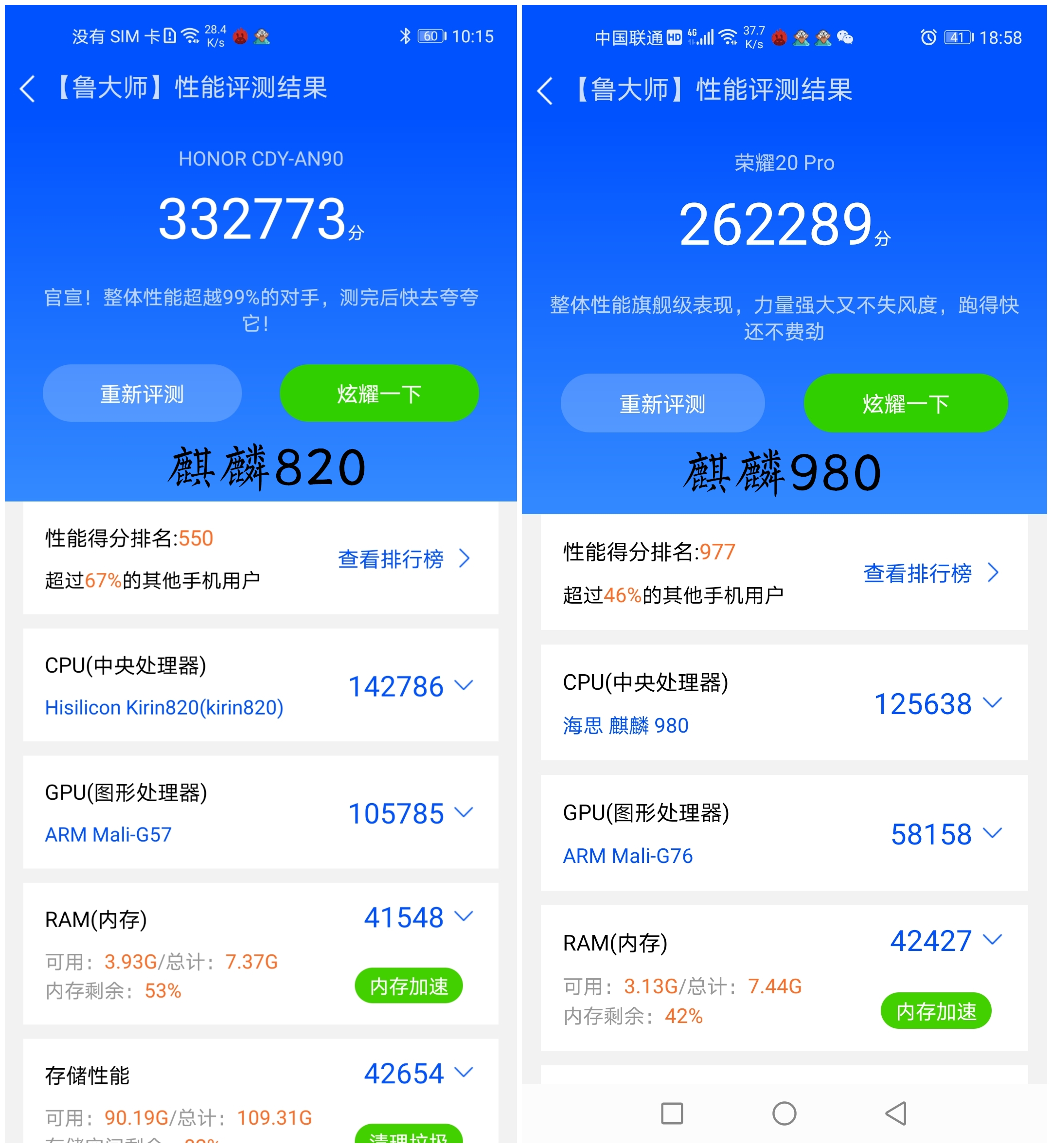 荣耀x10麒麟820和30s区别,荣耀30s麒麟820全网通5g