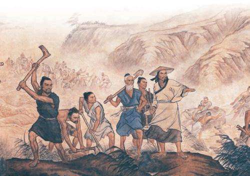 五千年前的抗洪故事，“三过家门而不入”的禹，展示大汉精神