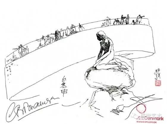 著名画家写生速写人物画,名家画家速写