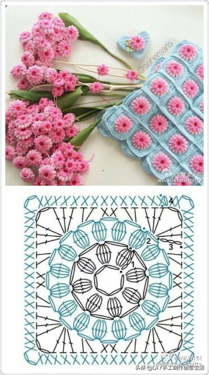 美轮美奂的钩编坐垫,怎样钩编各种坐垫
