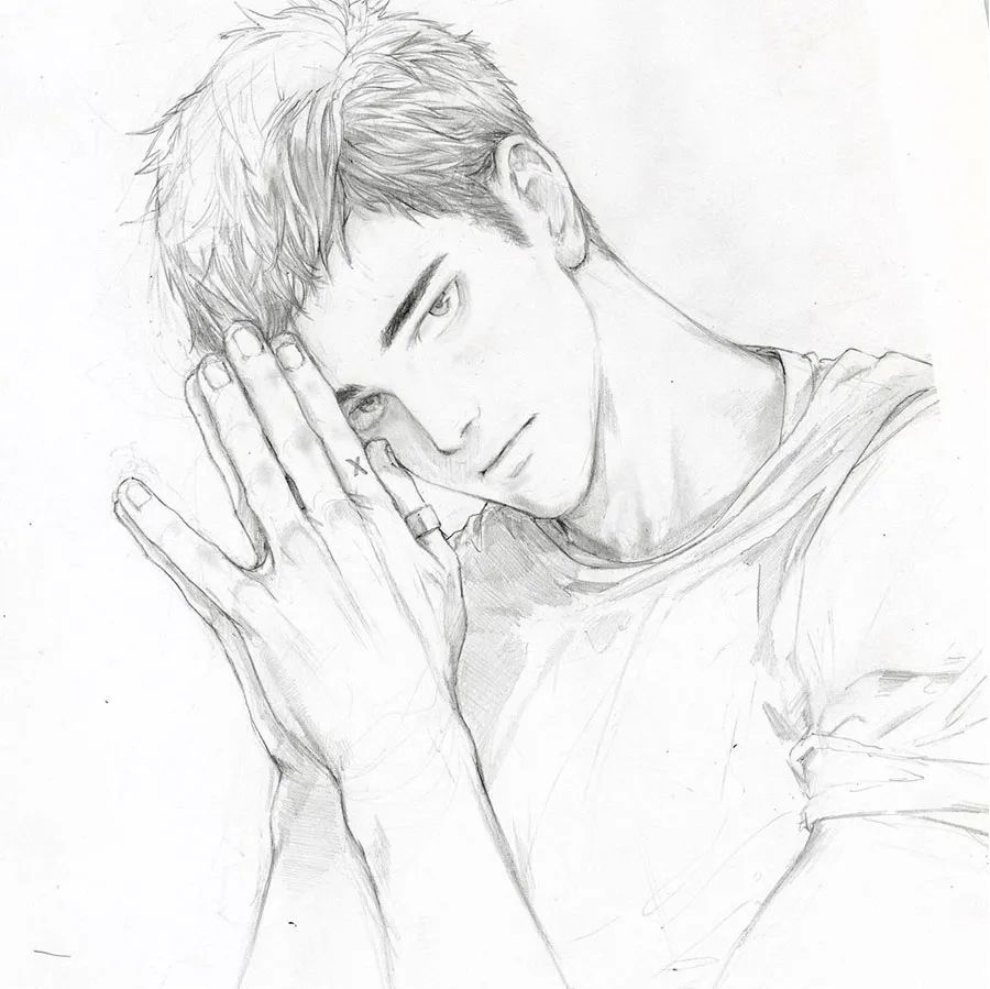 绘画手绘动漫铅笔画,绘画灵感儿童