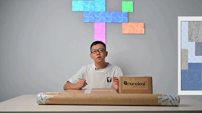 智能方块装饰画,智能装饰画带灯