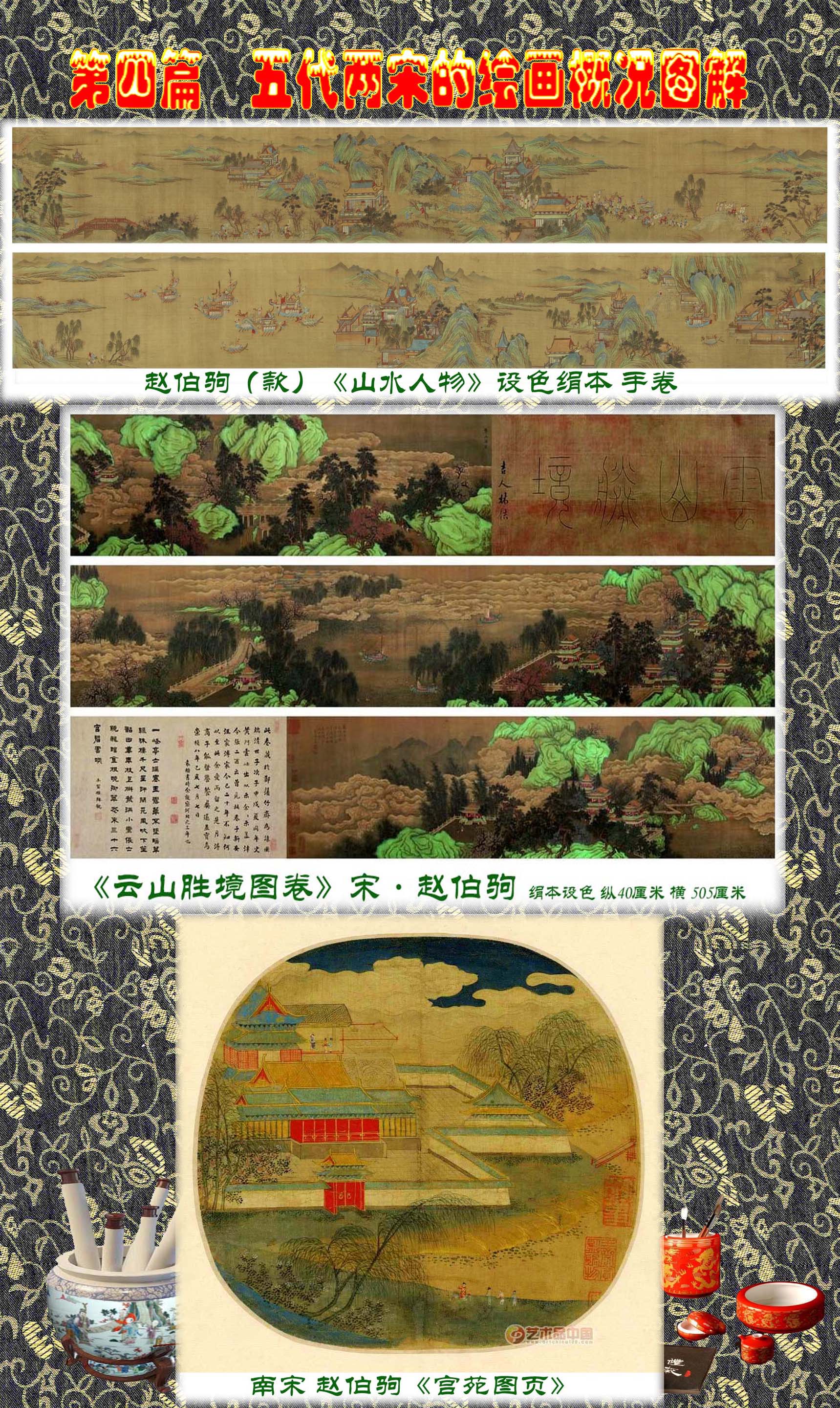顾绍骅编辑中国画知识普及版第四篇五代两宋的绘画概况下三