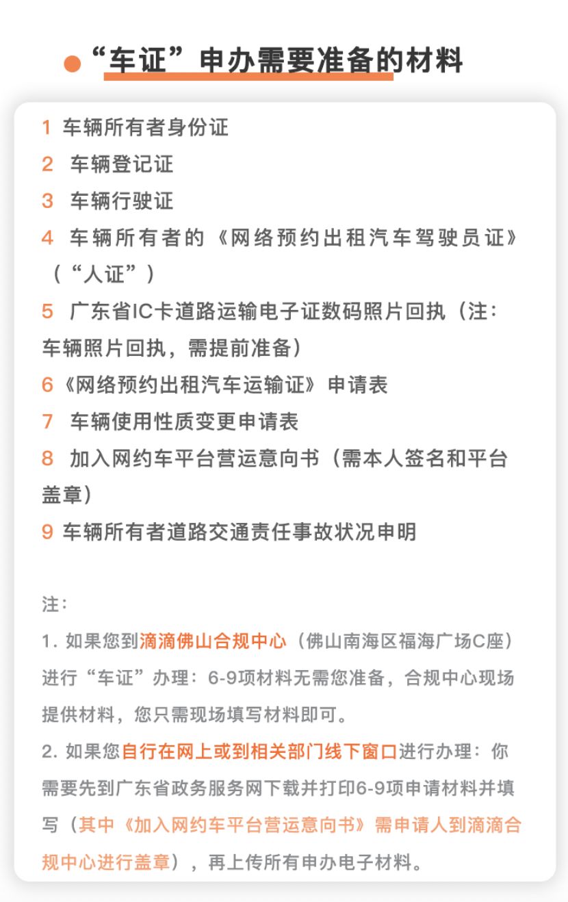 赶紧收藏！最全的“车证”办理流程，滴滴师傅们合规奖励都拿到了吗