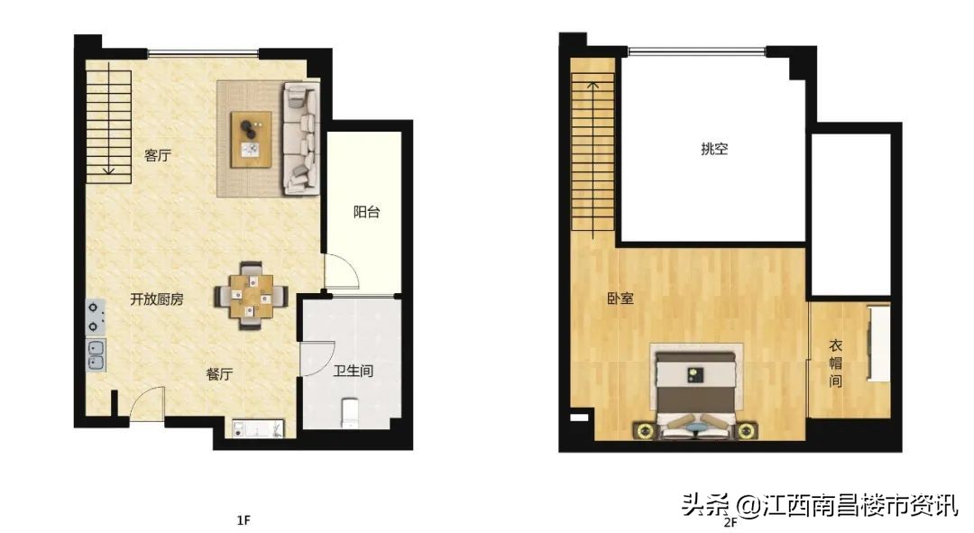 复式住宅小户型南昌江景,南昌江铃卡卡公寓好不好出租