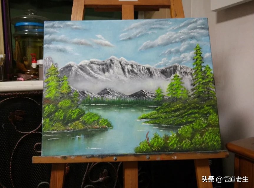 从零开始学会画简单的油画,一日一画零基础油画入门